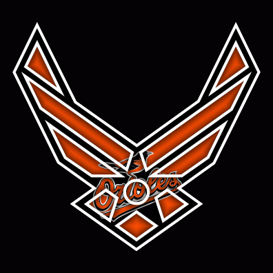 Airforce Baltimore Orioles Logo vinyl decal